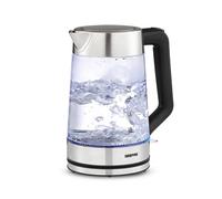 Geepas 3000W Cordless Illuminating Glass Kettle 1.7L In White White
