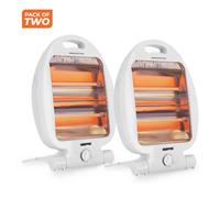 Geepas 400/800W Electric Quartz Halogen Heater, Pack Of 2