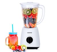 Geepas 400W 2-in-1 Jug Blender with Coffee Grinder Attachment, 1.5L