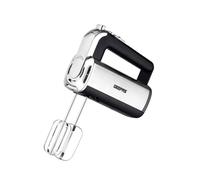 GEEPAS Electric Hand Mixer | Electric Whisk with Storage Base 5-Speed & Turbo Eject Button Handheld Food Collection Cake Mixer Stainless Steel Beaters & Dough Hooks for Whipping Cream 400W Ultra Power