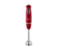 Geepas 400W Hand Blender | Handheld Immersion Blender, Food Collection Stick Blender with Stainless Steel Blades for Making Smoothies Baby Food Soup Sauce Puree | 2 Blending Speed | Red | Retrovive