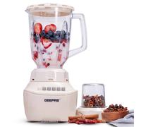 Geepas 400W Jug Blender 1.5L Smoothie Maker Processor Juicer Multi-Blender with Coffee/Spice Grinder Mill Milkshake Maker
