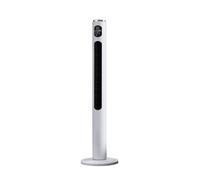 GEEPAS 46" Silent Tower Fan with Remote Control | Bladeless Oscillating Cooling Fan 3 Speed/Wind Mode 12H Timer Auto Shutoff Digital Display| Electric Standing Air Circulator for Home Office 50W White