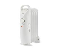 5 Fin Oil Filled Radiator 450W Electric Portable Heater 3 Heat Thermostat White