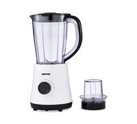 Geepas 500W Blender with 1.5L Jar & Spice Grinder, Steel Blades in White Geepas White