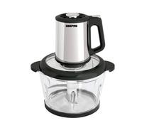 Geepas 500W Mini Food Processor, Silver