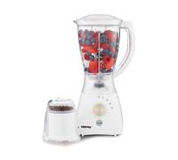 Geepas 550W Jug Blender With Coffee And Spice Mill Attachment In White White