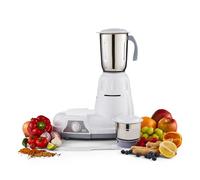 Geepas 550W Mixer Grinder Blender for Wet & Dry 3 Jars Indian Spice Jar in White Geepas White