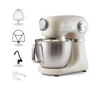Geepas GSM43047UK 5L 1000W Food Stand Mixer - White, White