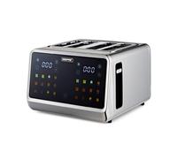 Geepas Digital Toaster 4 Slice With Touchscreen In Silver Silver