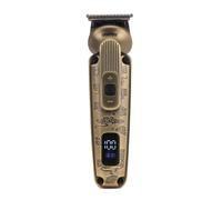 GEEPAS 6-in-1 Men's Grooming Kit | Corded/Cordless Digital Beard Trimmer | 6 Interchangeable Heads Waterproof 3 Speed Setting Dry Use | USB-C Battery
