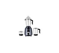 GEEPAS 600W 3-in-1 Mixer Grinder | Stainless Steel Jars, Blades | 3 Speed Control, Perfect for Chutney, Dry & Wet Fine Grinding Mixing Overload Protection Shockproof Body | 2 Yr Warranty, Dark Blue