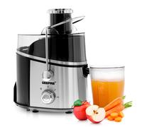 Geepas GJE6106 600W Juice Extractor - Stainless Steel, Silver