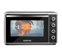 60L Mini Oven with Rotisserie Electric 2000W & 60 Minutes Timer Geepas Black One Size