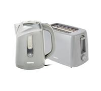 GEEPAS CO38027BT36550-GR Kettle & Toaster Combo Set, Plastic