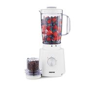 (White) Geepas 1.6L Electric Blender Smoothie Maker, 650W