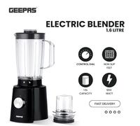 GEEPAS 650W Black Blender Smoothie Maker Ice Crusher Mixer Juicer Vegetables