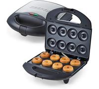 Geepas 8 Hole Doughnut Maker Machine, Donut Maker Non-Stick Doughnut Snack Maker