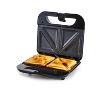 Geepas Toastie Maker | 2 Slice Sandwich Toaster, Cooks Delicious Crispy Sandwiches | 750W, 2 Slice Sandwich Press | Cool Touch Handle, Automatic Temperature Control & Non-Stick Plate
