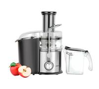 Geepas 800W Centrifugal Juicer Machine Fruit Vegetable Juicing In Silver Silver