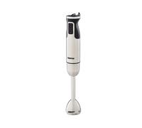 Geepas 800W Hand Blender | Handheld Immersion Blender, Food Collection Stick Blender with Stainless Steel Blades for Making Baby Food Soup Sauce Puree | 12 Blending Speed & Turbo, Silver