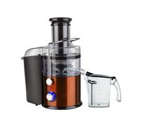 GEEPAS 800W Juice Extractor Centrifugal Juicer | Stainless Steel Juicer for Whole Fruit & Vegetable | Overheat Protection, 1L Juice Container, 2.2L Pomace Collector | 75MM Wide Mouth 2 Speed & Pulse