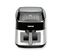 GEEPAS Vortex 9.2L Digital Air Fryer | Family-Sized 9-in-1 Convection Air Fryer with LED Touchscreen 60 Min Timer & Non-Stick Basket | Temp(50-200°C), Oil Free Toaster Oven | 2 Years Warranty, 1800W