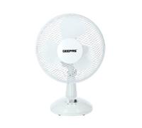 Geepas 9-Inch Table Fan 25W Electric Portable Cooling Fan, 2 Speed