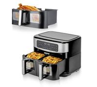 Geepas 9L Digital Double Basket Vortex Air Fryer With A 10L Dual Zone Basket 2600W