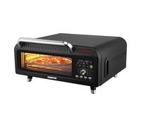 GEEPAS Air Fryer 15-in-1 Presets Multifunctional Pizza Oven | Digital Touch Control Triple Glass Door Interior Light |18L Capacity 2000W Black