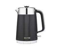 GEEPAS Arcus 1.7L Electric Kettle | Rapid Boil Cordless Jug Kettle for Hot Water Tea Coffee | Auto Shut-Off 360° Swivel Base Boil Dry Protection Easy Pour | 3000W Black