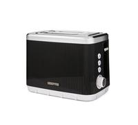 Geepas Arcus Collection 2 Slice Toaster with 7 Browning Levels 930W in Black Geepas Black