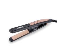 Geepas Ceramic Hair Straighteners | Easy Pro-Slim Hair Straightener | 360° Swivel Cord | 35W, 2-Year Warranty -Black