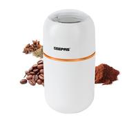 80g Coffee Grinder Stainless Steel Blades Dried Spice Nuts Herbs Mill 200W White Geepas White One Size