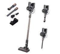 GEEPAS Cordless Vacuum Cleaner & Handheld Upright Stick 240V | Dual Mode Machine 10Kpa Suction for Carpet Hard Floor | 40 Min Runtime Rechargeable Battery LED Motorised Headlight HEPA Filter 160W