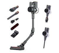 GEEPAS Flex Cordless Vacuum Cleaner 240V | Handheld Stick Bendable Wand for Carpet Hard Floor Sofa | 33Kpa LED Display HEPA Filter Motorised Brush Wall Mounted 55Mins Runtime | 2 Year Warranty 400W