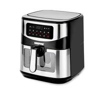 GEEPAS Digital Air Fryer | Vortex Technology 9.2L Basket LED Touch Display 60Min Timer 9 Preset Max 200°C Temperature | Viewing Window Family Size | Oil-Free Cooking with 70% Less Energy 1800W