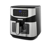 GEEPAS Digital Air Fryer | Vortex Technology 9.2L Basket LED Touch Display 60Min Timer 9 Preset Max 200°C Temperature | Viewing Window Family Size | Oil-Free Cooking with 70% Less Energy 1800W