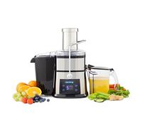 GEEPAS Juice Extractor | Digital Centrifugal Juicer Machines for Whole Fruits & Vegetables | 5 Speed Touch Control 1L Jug 2L Pomace Container | Stainless Steel 75MM Feed Chute, 2 Year Warranty 800W