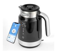 GEEPAS Digital Electric Kettle 1.7L Auto Shut Off Cool Touch 2200W White