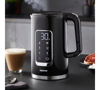 Geepas 1.7L Digital Electric Kettle 2200W Digital Display 5 Temperature Levels Keep Warm Function Geepas Black One Size