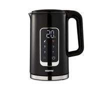 Geepas 1.7L Digital Electric Kettle 2200W Digital Display 5 Temperature Levels Keep Warm Function Geepas Black One Size