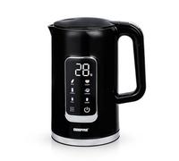 Geepas 1.7L Digital Electric Kettle 2200W Digital Display 5 Temperature Levels Keep Warm Function Geepas Black One Size
