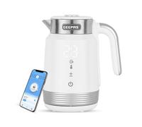 1.7L Smart Stainless-Steel Kettle WiFi & Voice Control Geepas White One Size