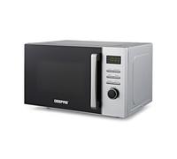 Geepas 23L Microwave Oven 800W, 8 Auto-Cook Presets, Silver