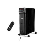 Geepas Digital Oil Filled Radiator Heater 2500W, 11 Fin | Portable Electric Heater with Remote & LED Display | 3 Heat Modes 9Hr Timer Adjustable Thermostat Energy Efficient | 2 Year Warranty Black
