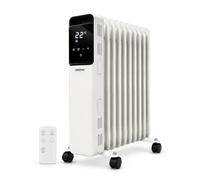 GEEPAS Digital Oil Filled Radiator Heater 11 Fin Remote LED Display 2500W | 3 Heat Modes (1000W/1500W/2500W), 9 Hour Timer, Energy Efficient, Castor Wheels, Cord Storage, Overheat Safety