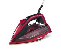 Geepas Digital Steam Iron 2400W Ceramic Soleplate Variable Temperature Self Clean 350M in Dark Pink Geepas Dark Pink