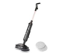 GEEPAS Digital Steam Mop Upright Steam Cleaner Floor Mop & Polisher Black