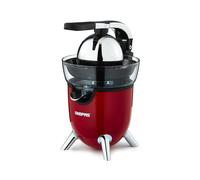 GEEPAS Electric Citrus Juicer | 1.2L BPA Free Jug & 2 Cones | Juice Extractor for Orange Grapefruit Lemon Lime | Anti-Drip Spout Detachable Parts Quite Operation | 2 Yr Warranty Retrovive 100W Red